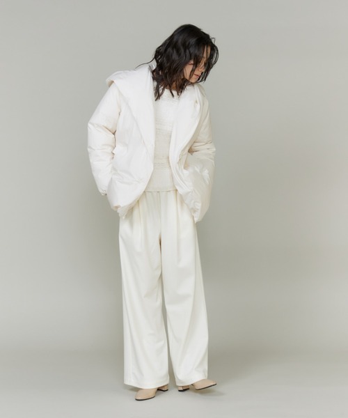 INED（イネド） パンツ 圧縮スムースイージーパンツ レディース