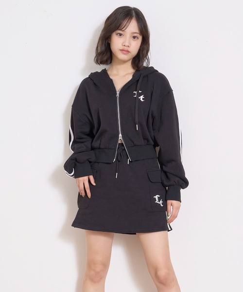 LOVETOXIC セットアップ 「LTXC/裏シャギー」ジップパーカー