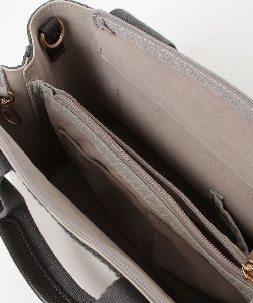 「cache cache」 ハンドバッグ フリー グレー レディース_画像4