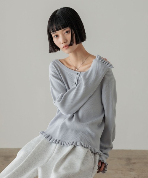 LOWRYS FARM（ローリーズファーム） ニット セーター マルチボーダー