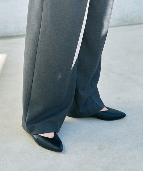 「LE TALON」 フラットパンプス 23cm ブラック系その他 レディース_画像4