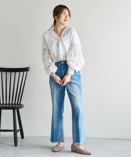 「LE TALON」 フラットパンプス 23cm ブラック系その他 レディース_画像5