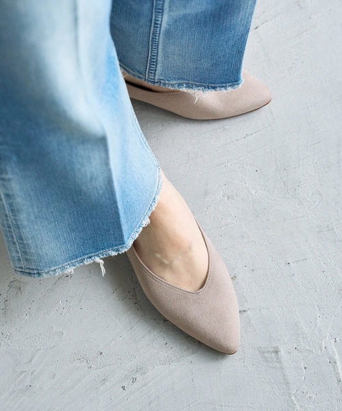 「LE TALON」 フラットパンプス 23cm ブラック系その他 レディース_画像9