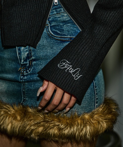 「sedacle girl」 「sedacle」長袖ニット SMALL レッド レディース_画像2