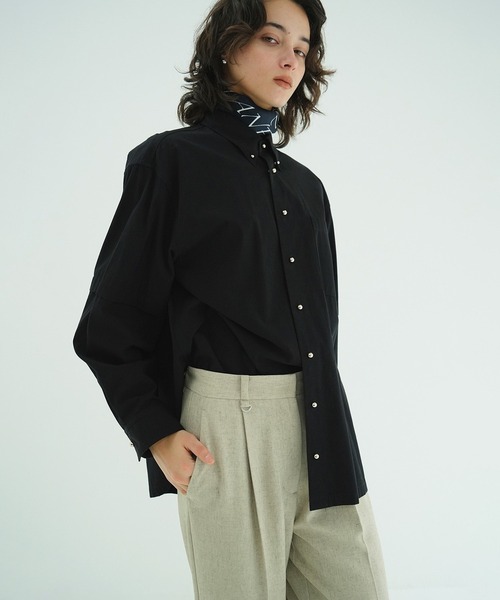 ブラウス シャツ JEWELRY OVER SHIRTS レディースの画像