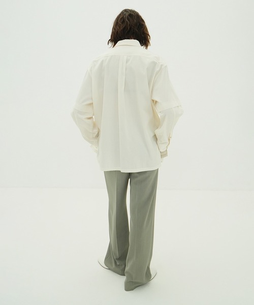 ブラウス シャツ JEWELRY OVER SHIRTS レディースの画像