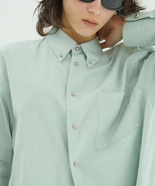 ブラウス シャツ JEWELRY OVER SHIRTS レディースの画像