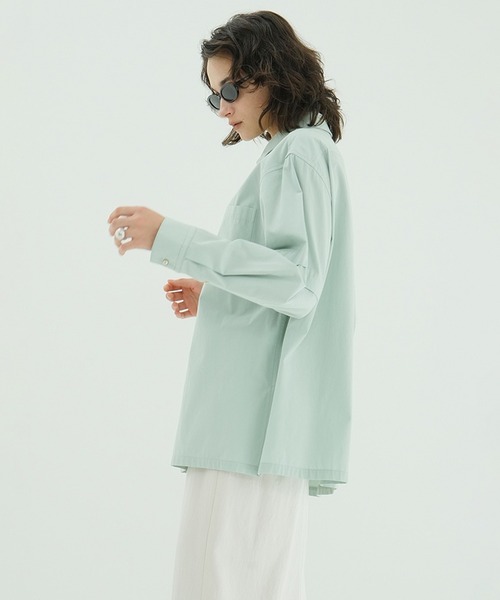 ブラウス シャツ JEWELRY OVER SHIRTS レディースの画像