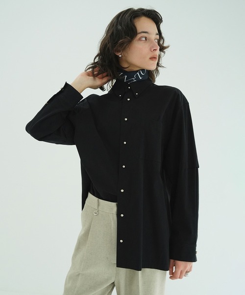 ブラウス シャツ JEWELRY OVER SHIRTS レディースの画像