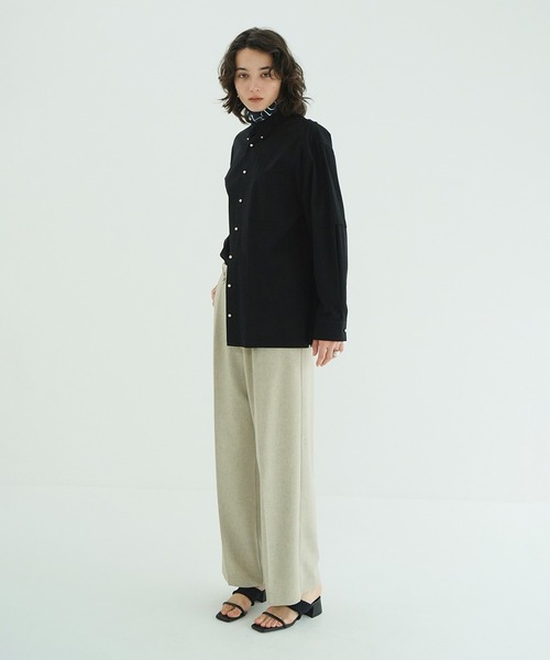 ブラウス シャツ JEWELRY OVER SHIRTS レディースの画像