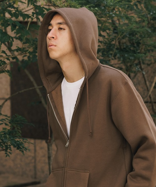 「United Athle」 ジップアップパーカー M ネイビー メンズ_画像7