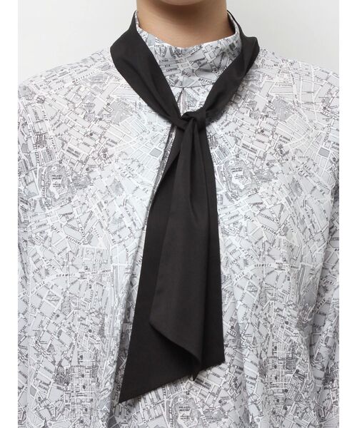 「TONAL」 長袖ブラウス MEDIUM ブラック レディース_画像7