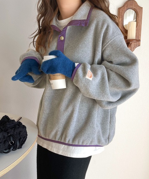 「Java」 スウェットカットソー MEDIUM グリーン レディース_画像3