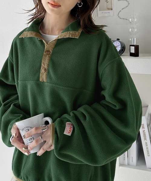 「Java」 スウェットカットソー MEDIUM グリーン レディース_画像10