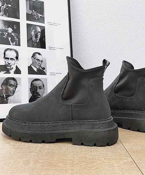 「SETUP7」 ブーツ 42 ブラック メンズ_画像5