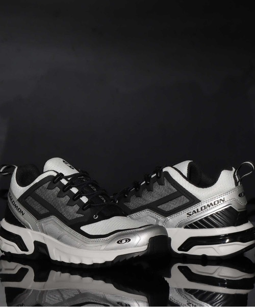 SALOMON（サロモン） ローカットスニーカー 24.0cm グレー メンズ