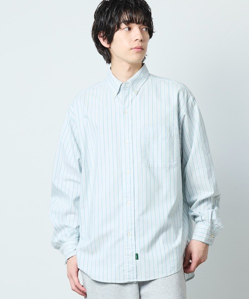 ELDORES ロングスリーブシャツ S soerte シャツ Oversize L/S basic shirt /オーバーサイズロング