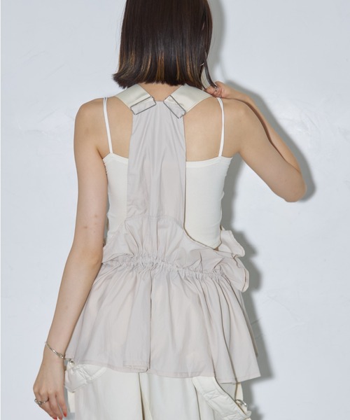 「leimn」 「Deux Amour」ベスト M ブラック レディース_画像5