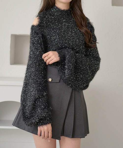 「Ambre Neige」 ニットアンサンブル FREE アイボリー レディース_画像4