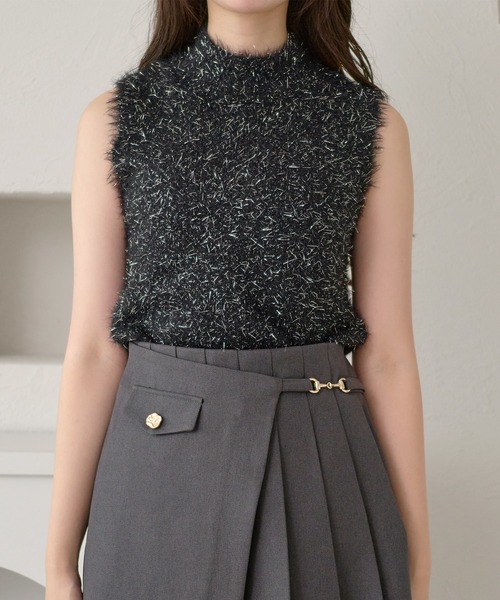 「Ambre Neige」 ニットアンサンブル FREE アイボリー レディース_画像8