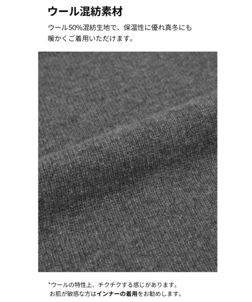 「BLACKUP」 長袖ニット ONESIZE グレー レディース_画像2