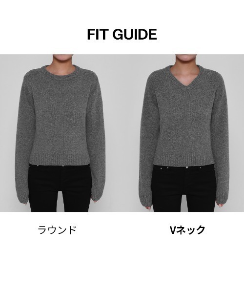 「BLACKUP」 長袖ニット ONESIZE グレー レディース_画像3
