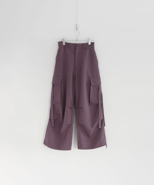 「LILL」 カーゴパンツ X-LARGE ブラック メンズ_画像9