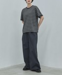 tシャツ 半袖 マルチボーダーオーバーリンガー...の詳細画像1