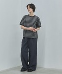 tシャツ 半袖 マルチボーダーオーバーリンガー...の詳細画像3
