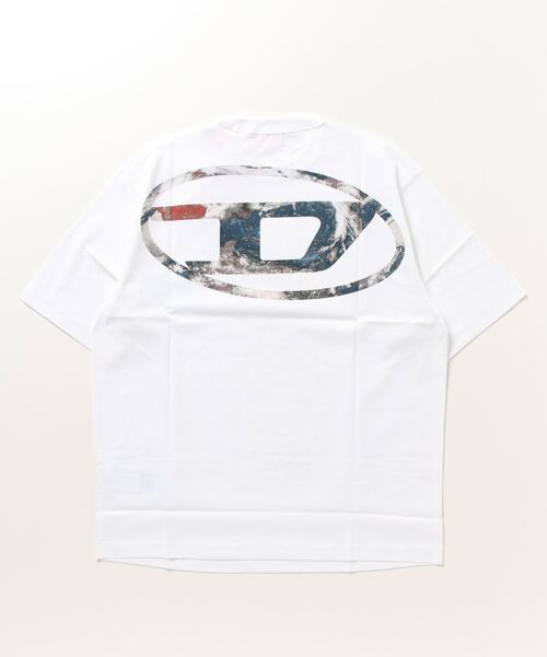 DIESEL（ディーゼル） 半袖Tシャツ X-LARGE ホワイト メンズ 
