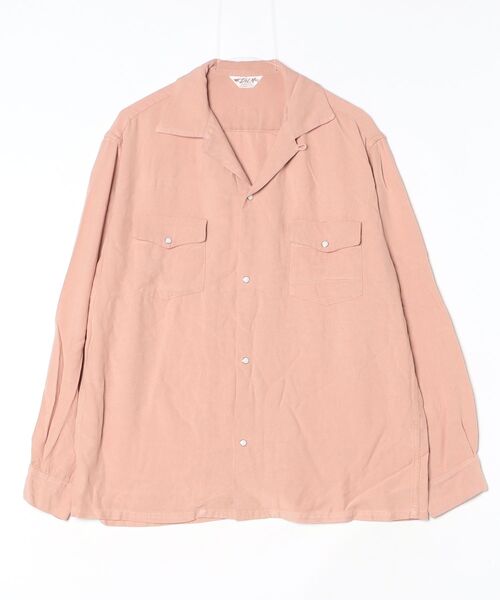 シャツ DELMAR デルマー / SNAP-UP GABARDINE SHIRT メンズ レディース