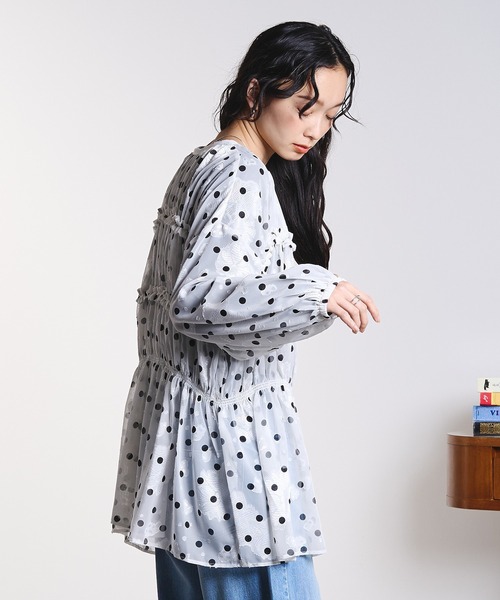 ROSE BUD（ローズバッド） ブラウス シャツ FRILL BLOUSE レディース 