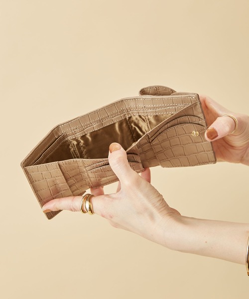 「HASHIBAMI」 財布 FREE グレイッシュベージュ レディース_画像5