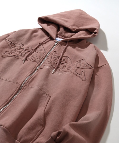 「SEQUENZ」 ジップアップパーカー S ブラック メンズ_画像8