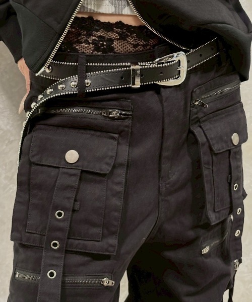 ベルト 「Never mind the XU」studs belt / 「ネバーマインド ザ