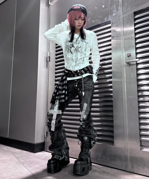 ベルト 「Never mind the XU」studs belt / 「ネバーマインド ザ