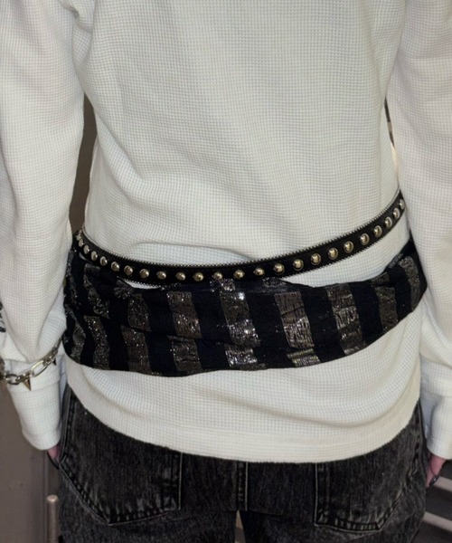 ベルト 「Never mind the XU」studs belt / 「ネバーマインド ザ