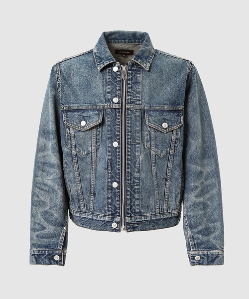 デニムジャケット gジャン MB ZIP-UP DENIM JAKCET VINTAGE メンズ レディースの画像