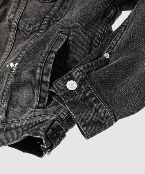 デニムジャケット gジャン MB ZIP-UP DENIM JAKCET VINTAGE メンズ レディースの画像
