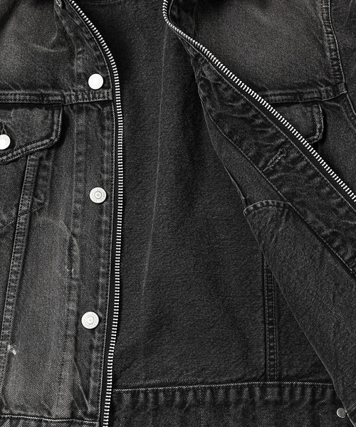 デニムジャケット gジャン MB ZIP-UP DENIM JAKCET VINTAGE メンズ レディースの画像