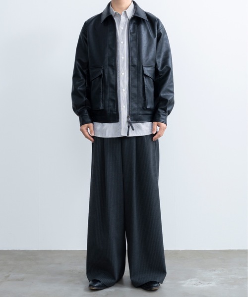 「SINSS」 スラックス X-SMALL ブラック メンズの画像8