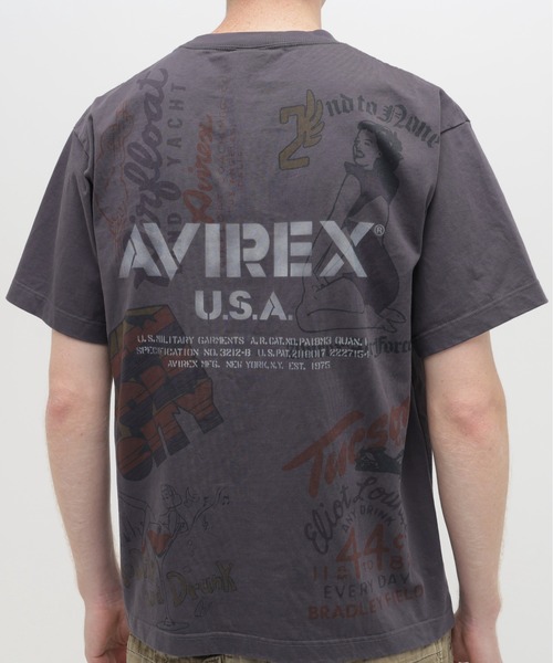 AVIREX（アヴィレックス） tシャツ ARCHIVE PRINT T-SHIRT