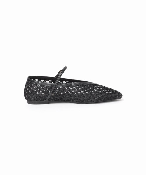 LE TALON GRISE ビッグメッシュストラップフラットシューズ Le Talon