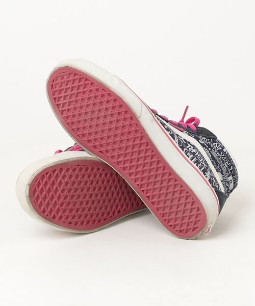 バンズ　ハイカットデザインスニーカー　レディース　23〜23.5 X-girl（エックスガール） ハイカットスニーカー「VANSコラボ」 23.5cm