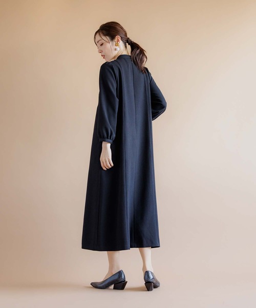 「RAW FUDGE」 長袖ワンピース M グリーン レディース_画像6