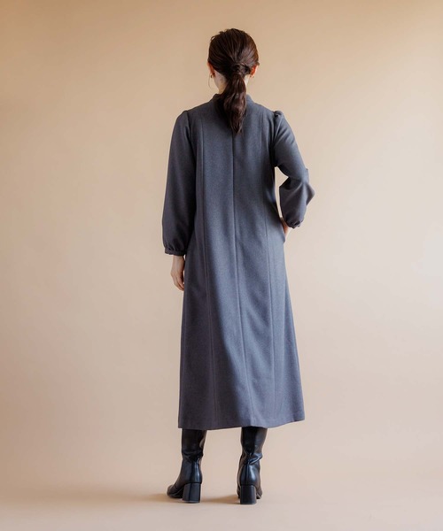 「RAW FUDGE」 長袖ワンピース M グリーン レディース_画像8