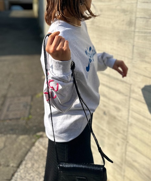 「mi via loca」 長袖カットソー X-LARGE オフホワイト レディース_画像8