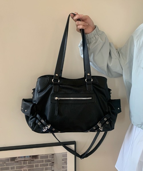 「lilful」 2WAYバッグ F ブラック レディース_画像9