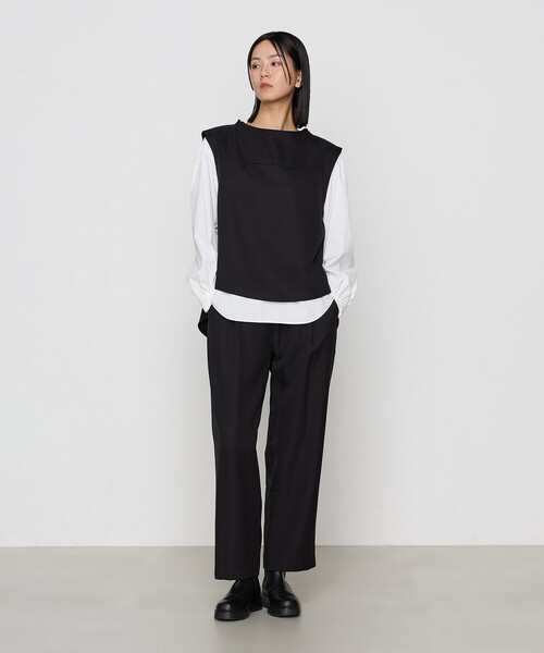 「Gabardine K.T」 ベスト 9号 ブラック レディース_画像2