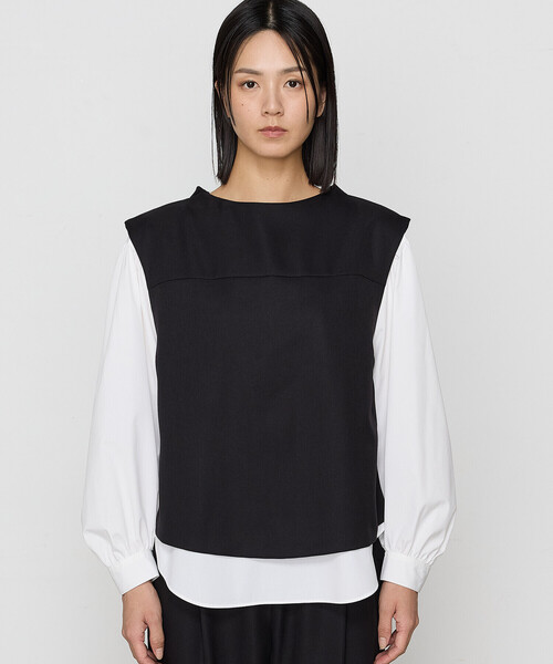 「Gabardine K.T」 ベスト 9号 ブラック レディース_画像6